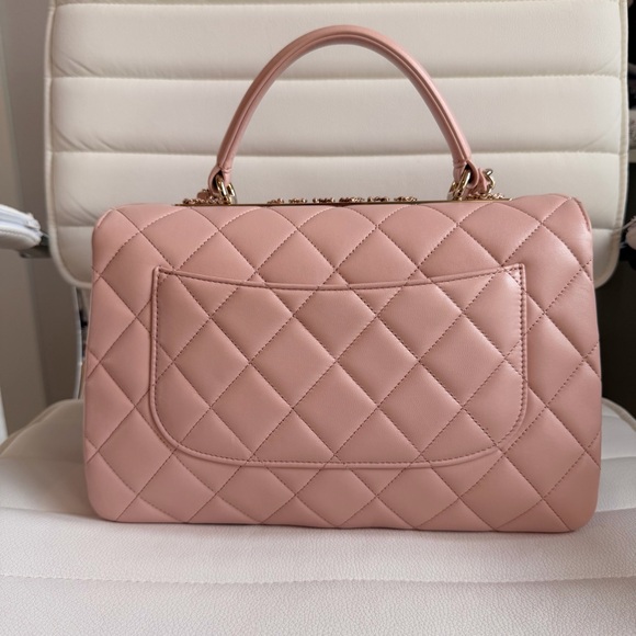Chanel Trendy CC Pink Quilted Handbag - Picture 2 of 14